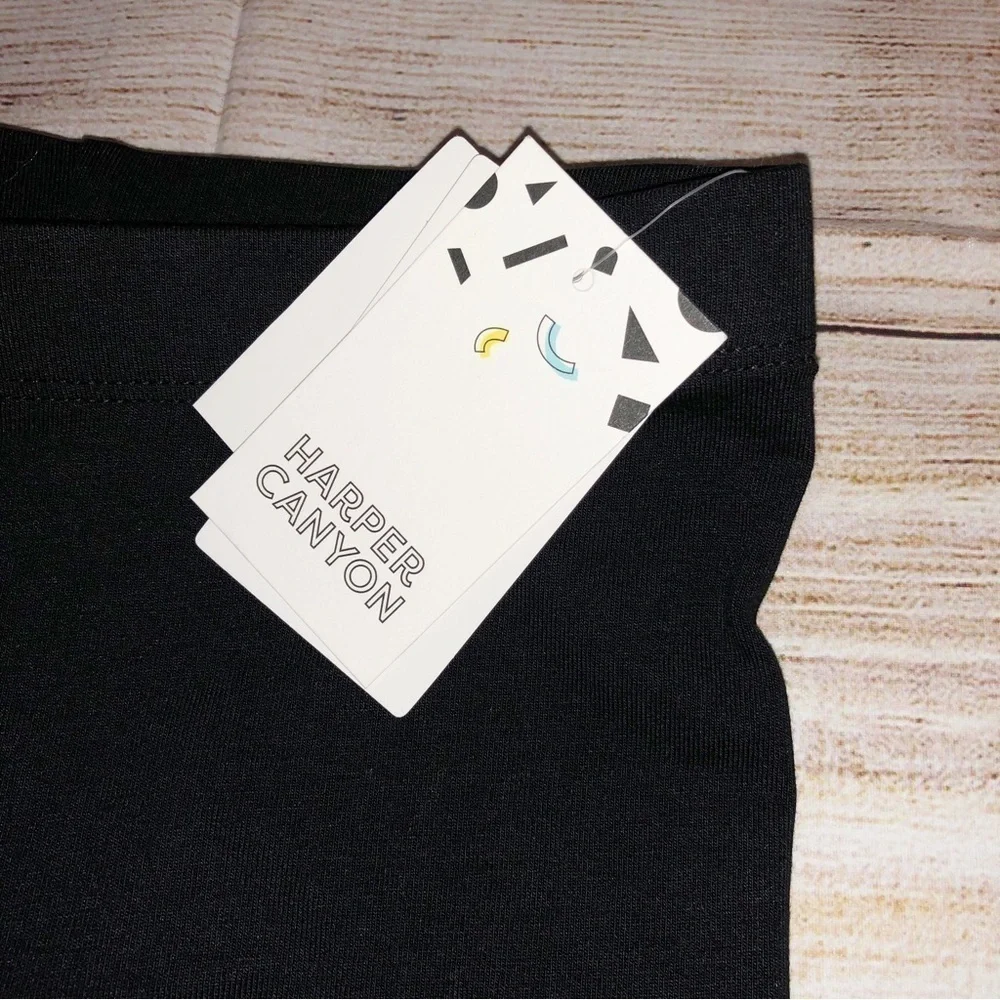 NWT Harper Canyon Black Bike Shorts 2-pack Size 7/8 (S)